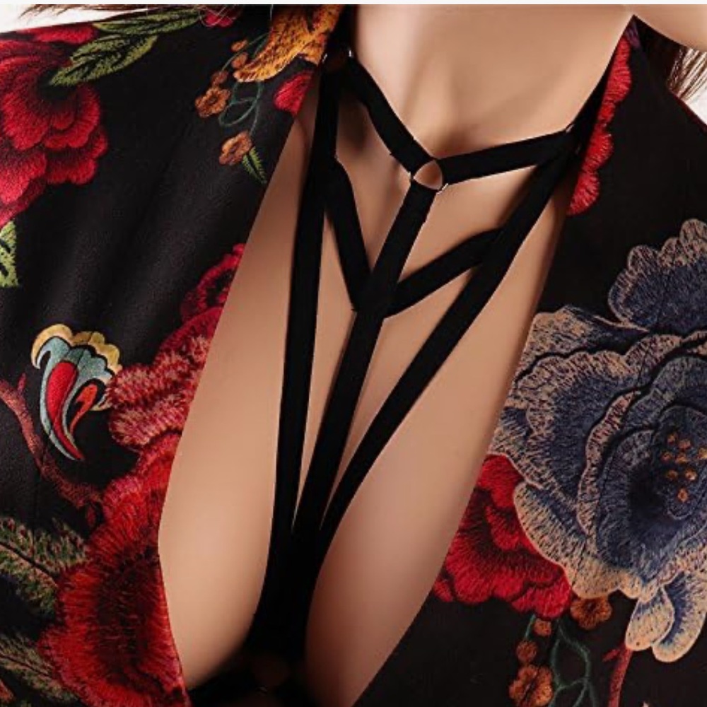 Elastic Strap Chest Harness Cross Bra Bondage
